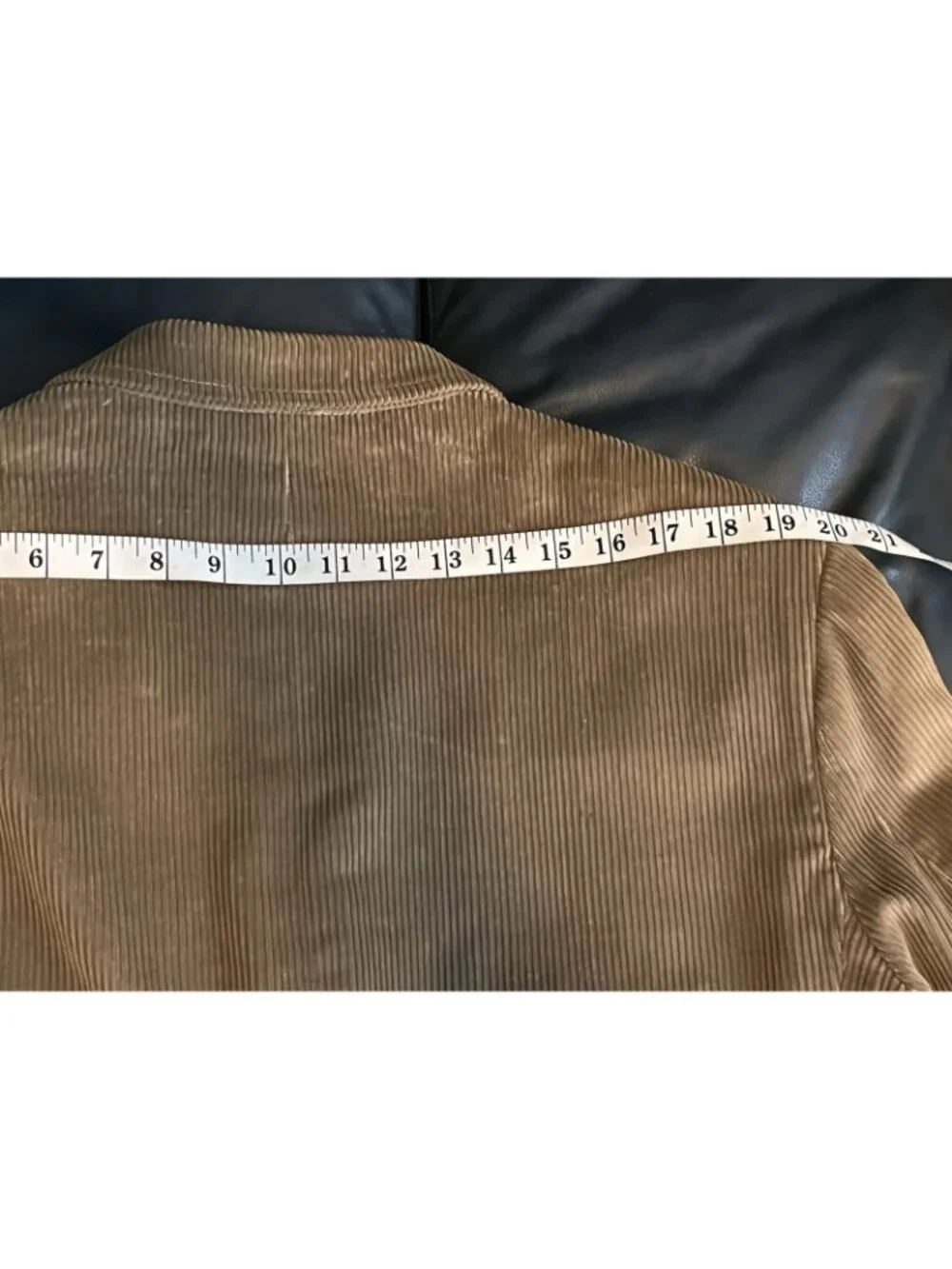 Vintage Egon Von Furstenberg Corduroy Blazer Fall Tan Suede Elbow Patches 46 R
